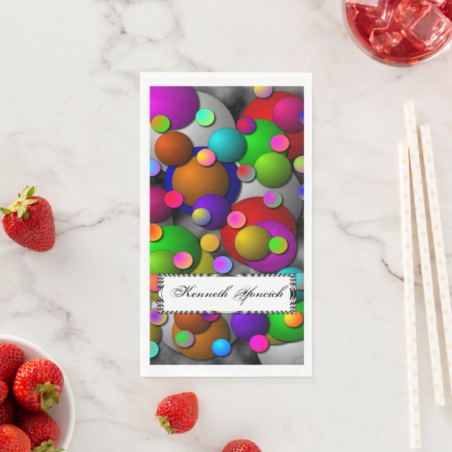 Serviette En Papier Bulles par Kenneth Yoncich (En situation)