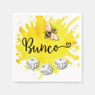 Serviette En Papier Bunco Bee Dice Party