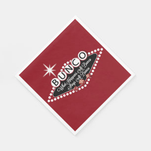 Serviette En Papier Bunco - Ce Qui S'Est Passé À Bunco