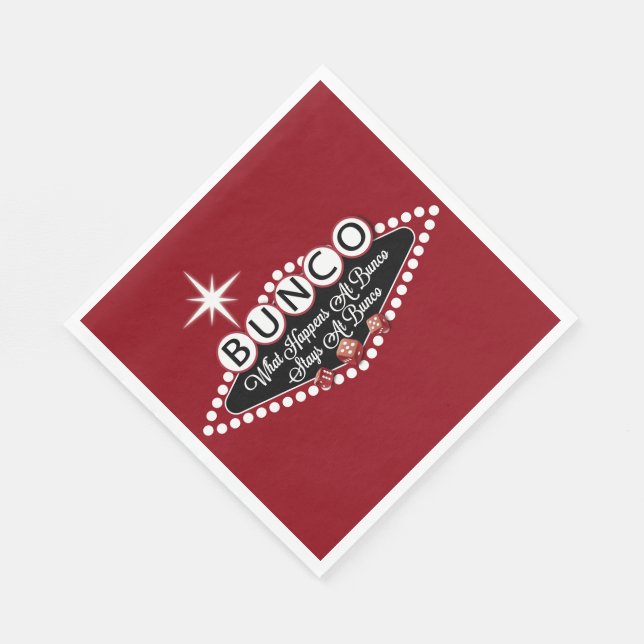 Serviette En Papier Bunco - Ce Qui S'Est Passé À Bunco (Coin)