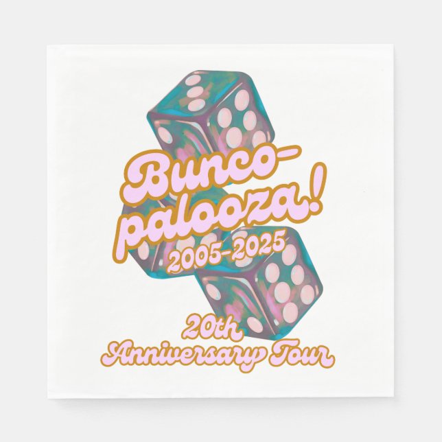 Serviette En Papier Bunco-palooza napkins (Devant)