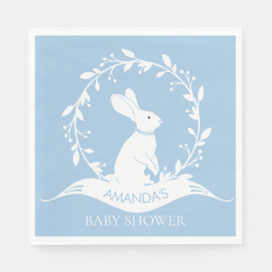 Serviette En Papier BUNNY Boys Baby shower papier serviettes