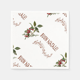 Serviette En Papier Buon Natale
