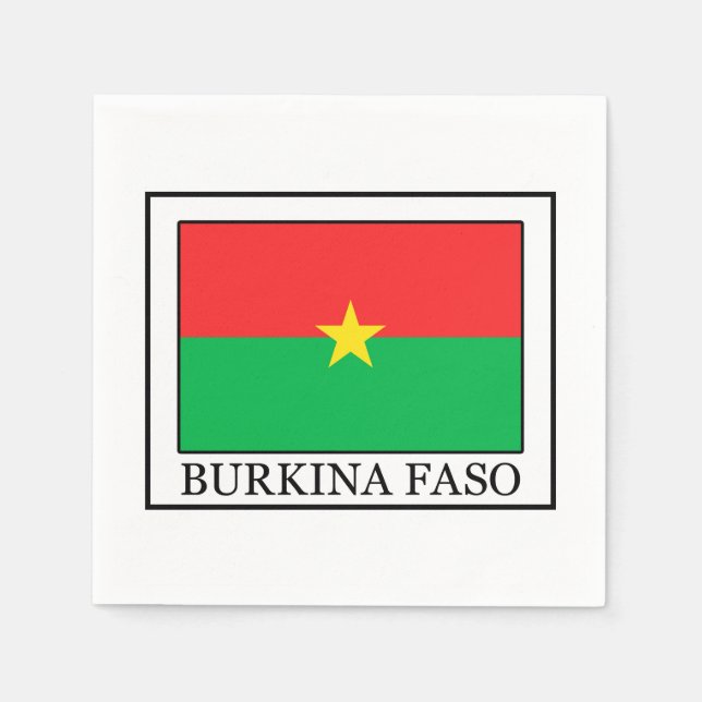 Serviette En Papier Burkina Faso (Devant)