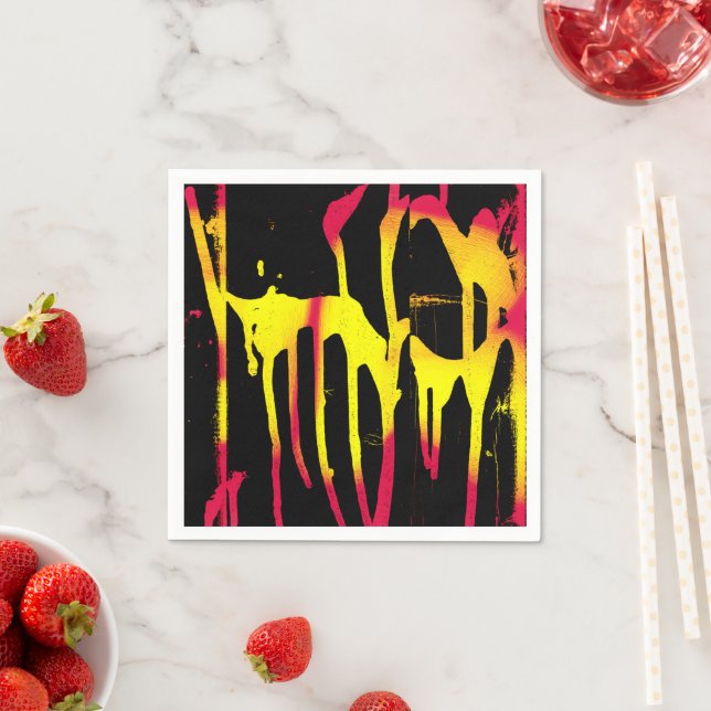 Serviette En Papier burons et éperons et bacchanal (En situation)