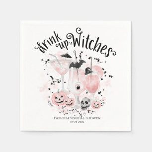 Serviette En Papier Buvez jusqu'à la dernière goutte Cocktail de sorci