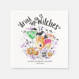 Serviette En Papier Buvez les sorcières Cocktail Halloween Enterrement