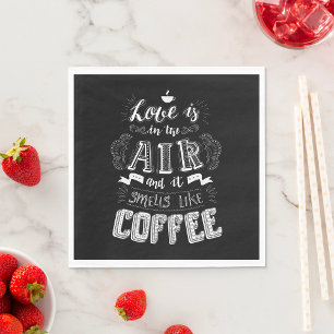 Serviette En Papier Ça sent le café