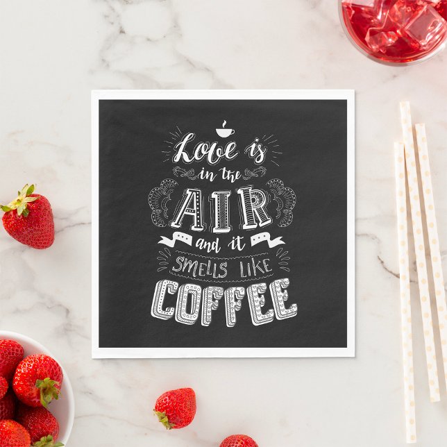 Serviette En Papier Ça sent le café (Créateur téléchargé)