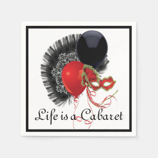 Serviette En Papier Cabaret