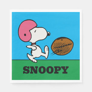 Serviette En Papier cacahuètes Snoopy Football Kicker