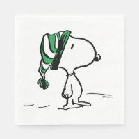 cacahuètes | Snoopy Green Casquette de neige