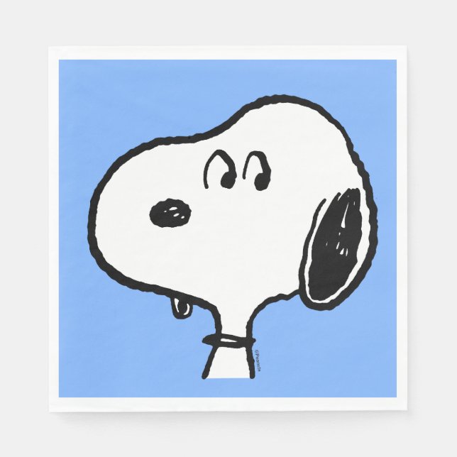 Serviette En Papier cacahuètes | Snoopy Looks (Devant)