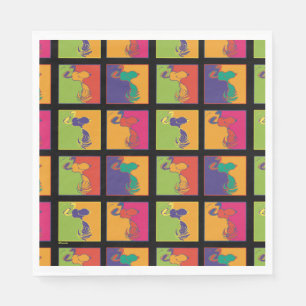 Serviette En Papier cacahuètes   Snoopy Pop Art Moderne