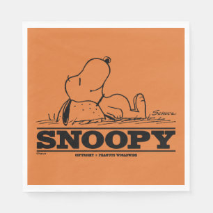 Serviette En Papier cacahuètes   Snoopy Reest Break