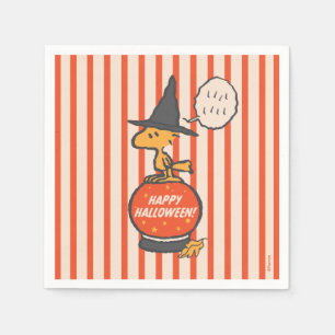 Serviette En Papier cacahuètes   Vintages bandes de sorcières en bois