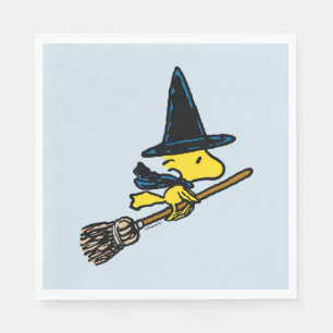 Serviette En Papier cacahuètes   Woodstock Halloween Witch