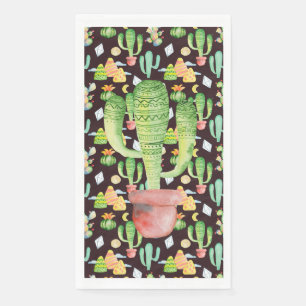 Serviette En Papier Cactus