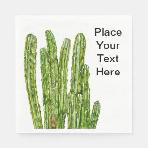Serviette En Papier Cactus 2 Napkin
