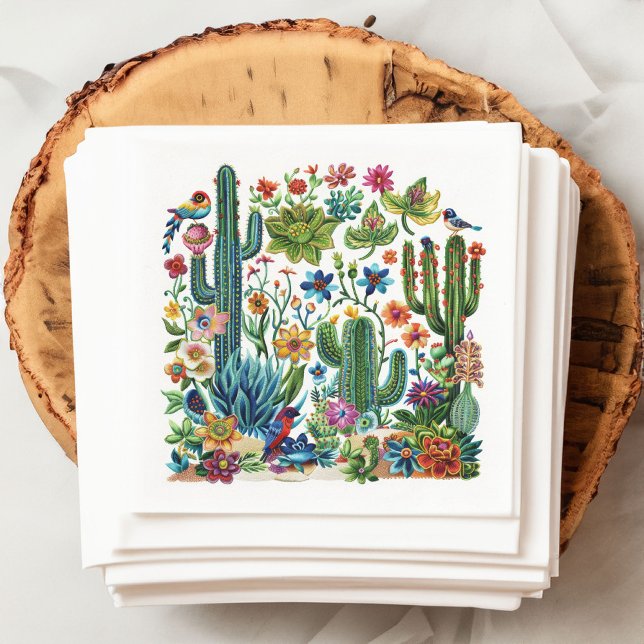 Serviette En Papier Cactus crescendo (Créateur téléchargé)