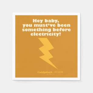 Serviette En Papier Caddyshack   Hey Bébé Vous Avez Dû Être Quelque Ch