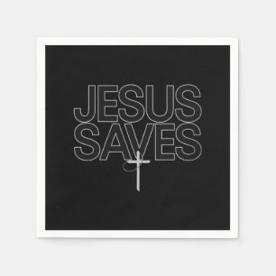 Serviette En Papier Cadeau chrétien Jésus Foi Verset de la Bible