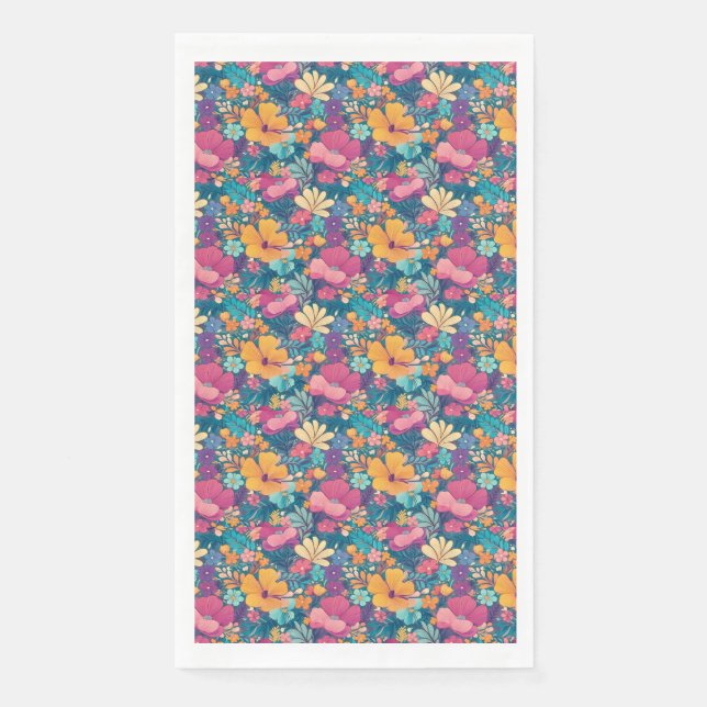 Serviette En Papier Cadeau d'anniversaire | À la plage, le temps s'arr (Devant)