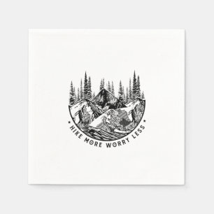 Serviette En Papier Cadeau de campeur Faites plus de randonnées et m