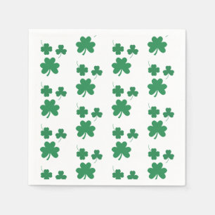 Serviette En Papier Cadeau de fête de la Saint-Patrick élégant et chic