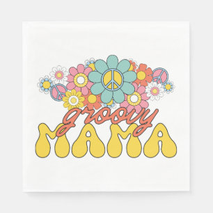 Serviette En Papier Cadeau de la fête des mères   Super Mama