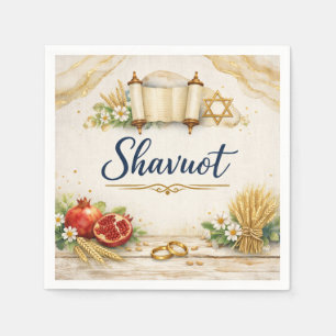 Serviette En Papier Cadeau de Shavuot, Fête des Semaines, Fête juive