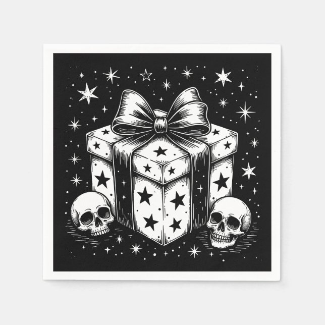 Serviette En Papier Cadeau effrayant (Devant)