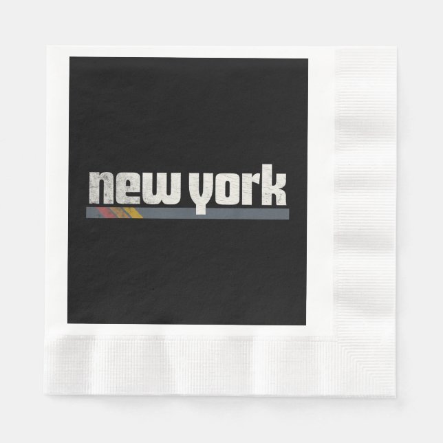Serviette En Papier Cadeau féminin New York (Devant)