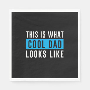 Serviette En Papier Cadeau grand-père Regard de papa cool