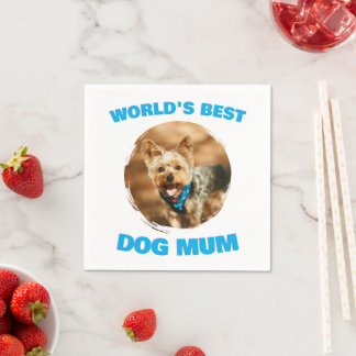Serviette En Papier Cadeau personnalisé minimal meilleur maman papa ch