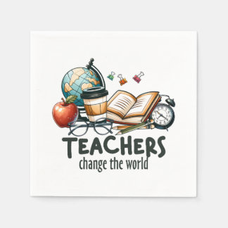 Serviette En Papier Cadeau pour Enseignant | Les Enseignants Changent