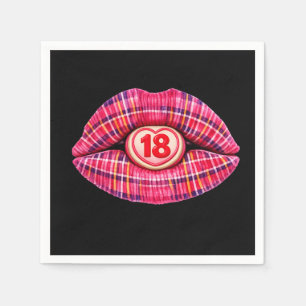 Serviette En Papier Cadeau tartan écossais 18 ans Écosse