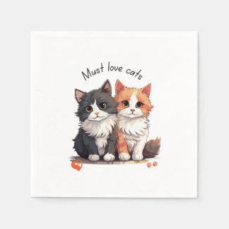 Serviette En Papier Cadeaux amoureux pour animaux de compagnie mignons
