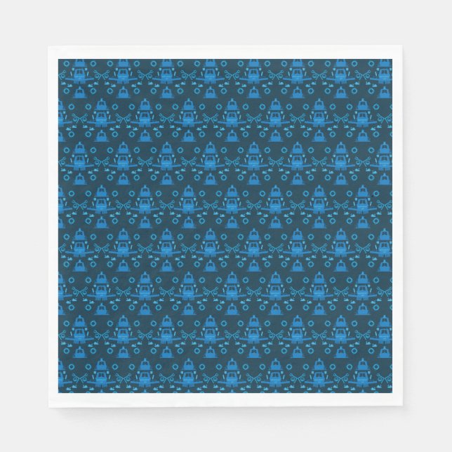 Serviette En Papier Cadeaux British Narrowboat (Devant)