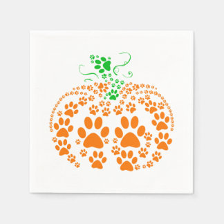 Serviette En Papier Cadeaux Citrouilles de chien mignon Halloween Cos