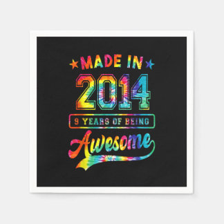 Serviette En Papier Cadeaux De 9 Ans Pour 9 Ans Fille Ados Fabriqués