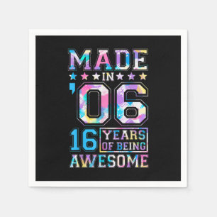 Serviette En Papier Cadeaux De Fille De 16 Ans Pour 16E Fête Anniversa