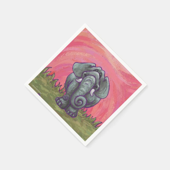 Serviette En Papier Cadeaux et accessoires éléphants (Coin)