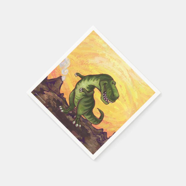Serviette En Papier Cadeaux et accessoires Tyrannosaurus (Coin)