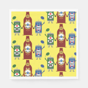 Serviette En Papier Cadeaux originaux pour amateurs de bière