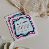 Cadre de vague rétro | Mariage de faits amusants e