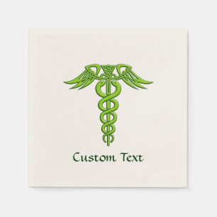 Serviette En Papier Caduceus