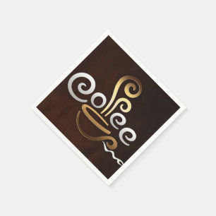 Serviette En Papier Café