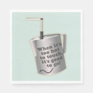 Serviette En Papier Café Barista cuillère à chauffer le lait