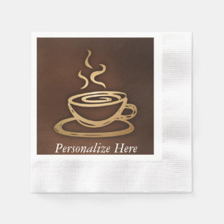 Serviette En Papier Café Dans Ma Coupe